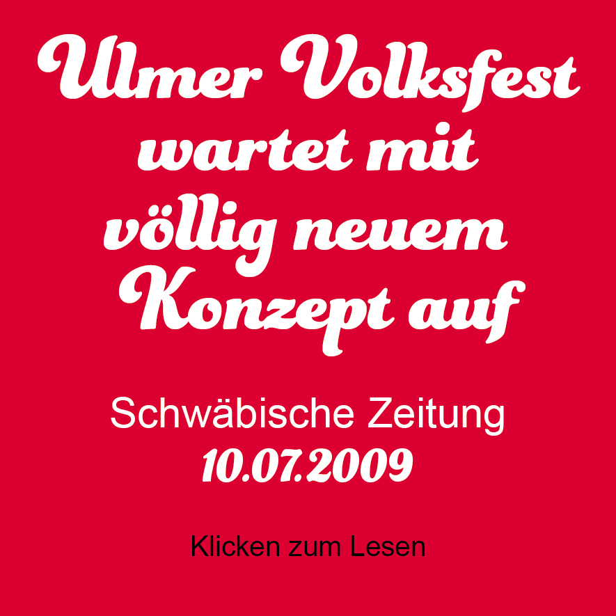 Ulmer Volksfest, Schwaebische Zeitung