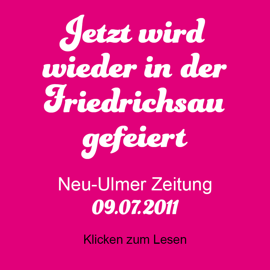 Ulmer Volksfest, NuZ, Neu-Ulmer Zeitung