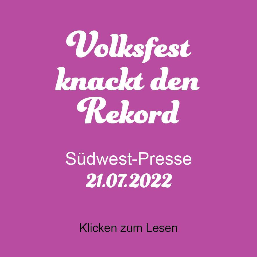 Ulmer Volksfest, Südwest-Presse