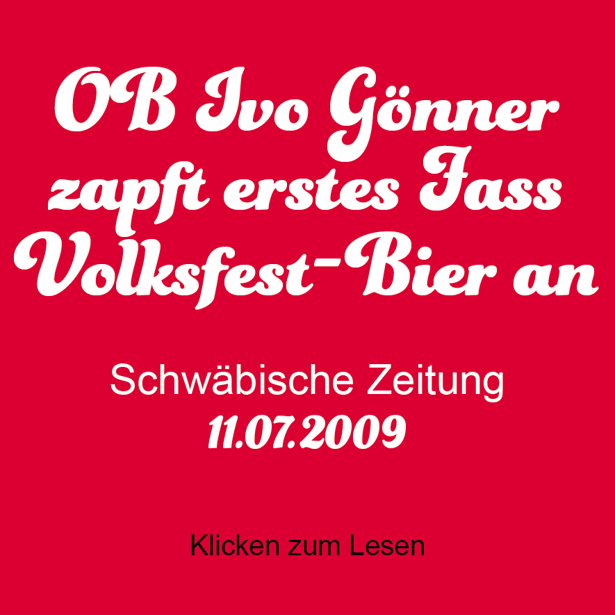 Ulmer Volksfest, SChwaebische Zeitung