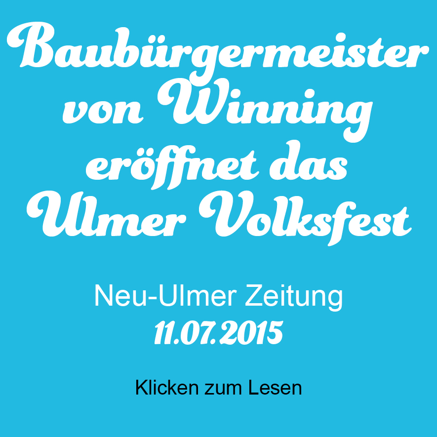 Ulmer Volksfest, NUZ, Neu-Ulmer-Zeitung